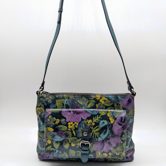 Patricia Nash Bags Patricia Nash Kirby Floral Leather Front Pocket